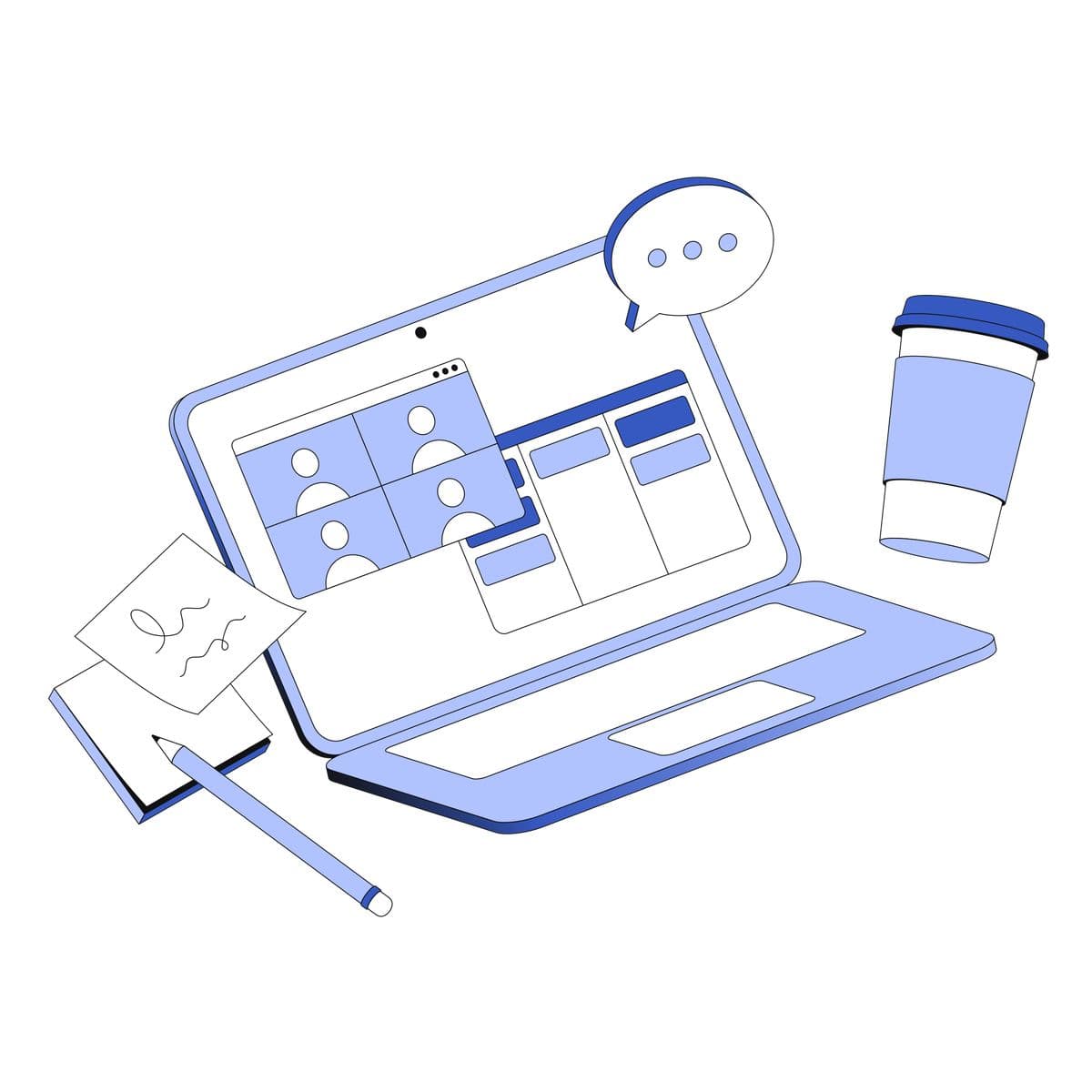 Project workflow illustration